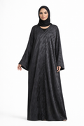 Modern Black Camo Print Abaya